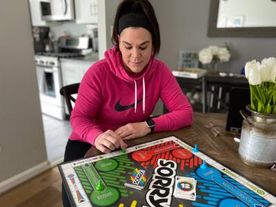 Ms. Galyean playing Sorry